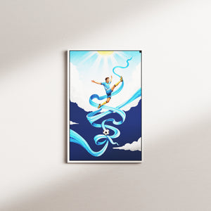 aerial ballet — white frame