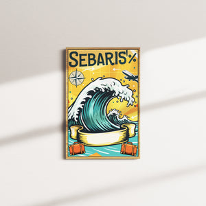 apricot break — oak frame