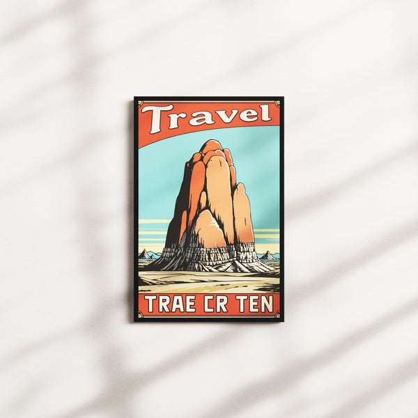 apricot drift — black frame