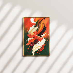 apricot motion — oak frame