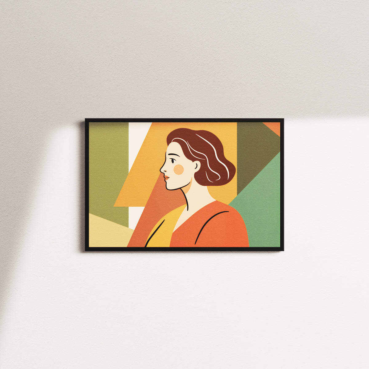 apricot stillness — black frame