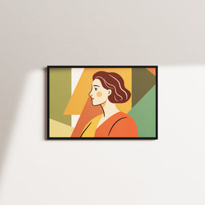 apricot stillness — black frame