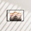 arching elegance — black frame