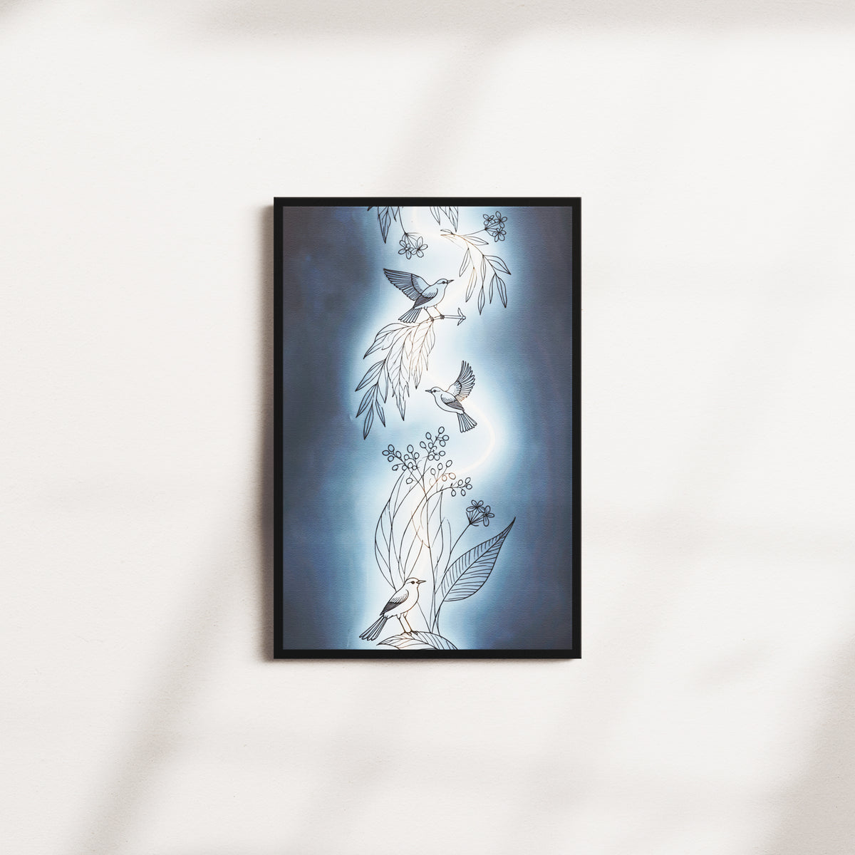 aurora perch — black frame