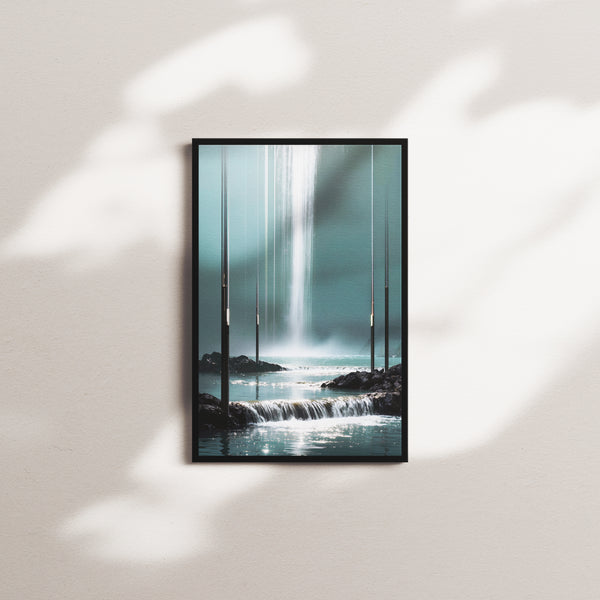 azure hour — black frame