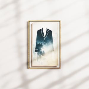 azure shadow — oak frame