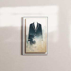 azure shadow — white frame