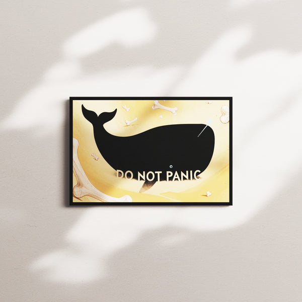 beached whispers — black frame