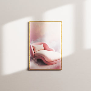 blush chorus — oak frame