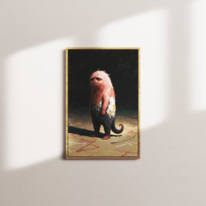 blush current — oak frame