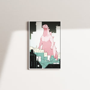 blush district — white frame