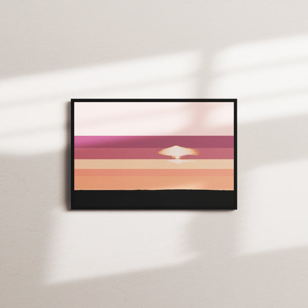 blush veil — black frame