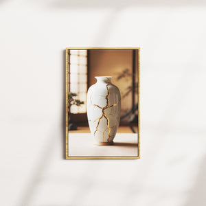 brass bough — oak frame