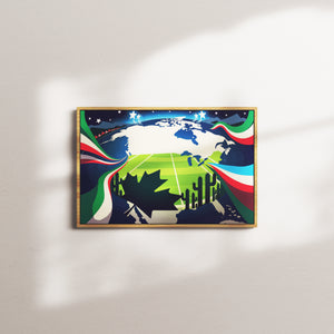 cedar canopy — oak frame