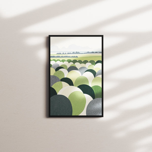 cedar horizon — black frame