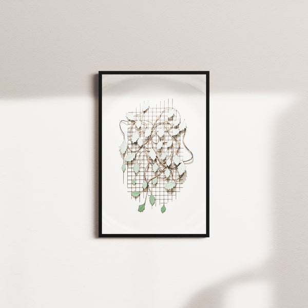 cedar hour room — black frame