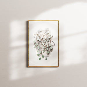cedar hour room — oak frame
