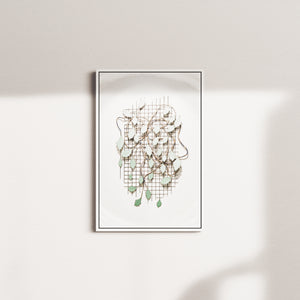 cedar hour room — white frame