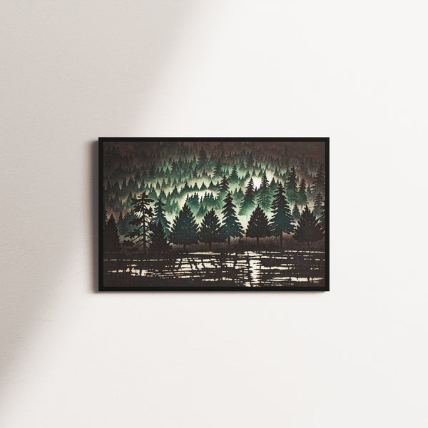 cedar pine — black frame