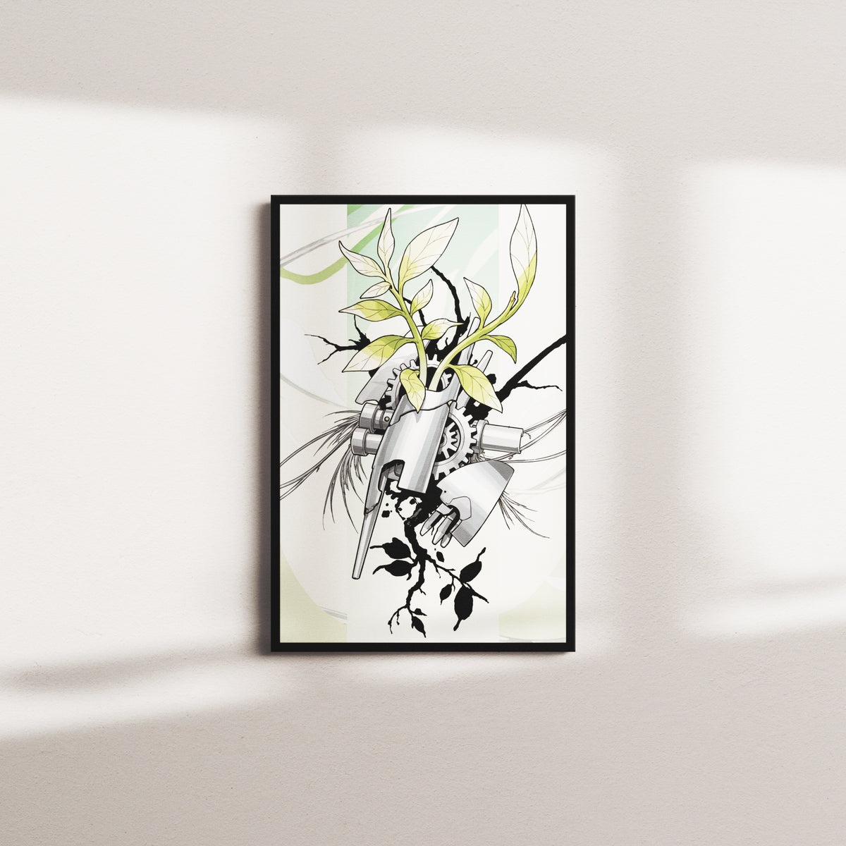 cedar tone — black frame