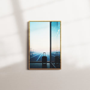 cerulean drift — oak frame