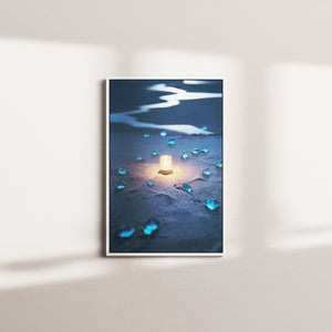 cerulean emblem — white frame