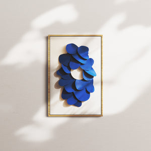 cerulean facade — oak frame