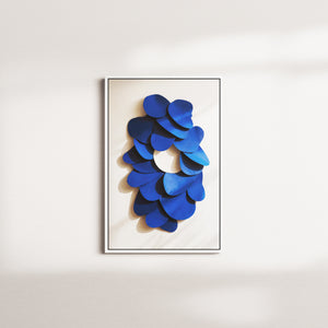 cerulean facade — white frame