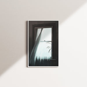 cerulean harbor — white frame