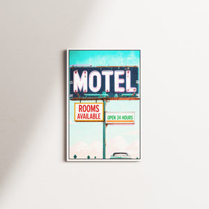 cerulean reverie light — white frame