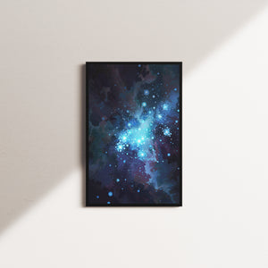 cerulean reverie — black frame