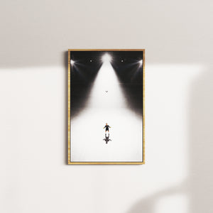 chalk afterglow — oak frame