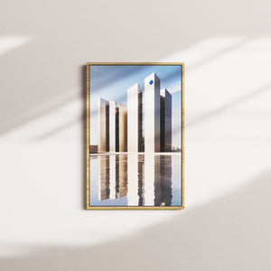 chalk reverie — oak frame