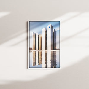 chalk reverie — white frame