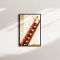 cherry display — black frame