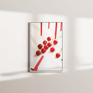 cherry dreams — white frame