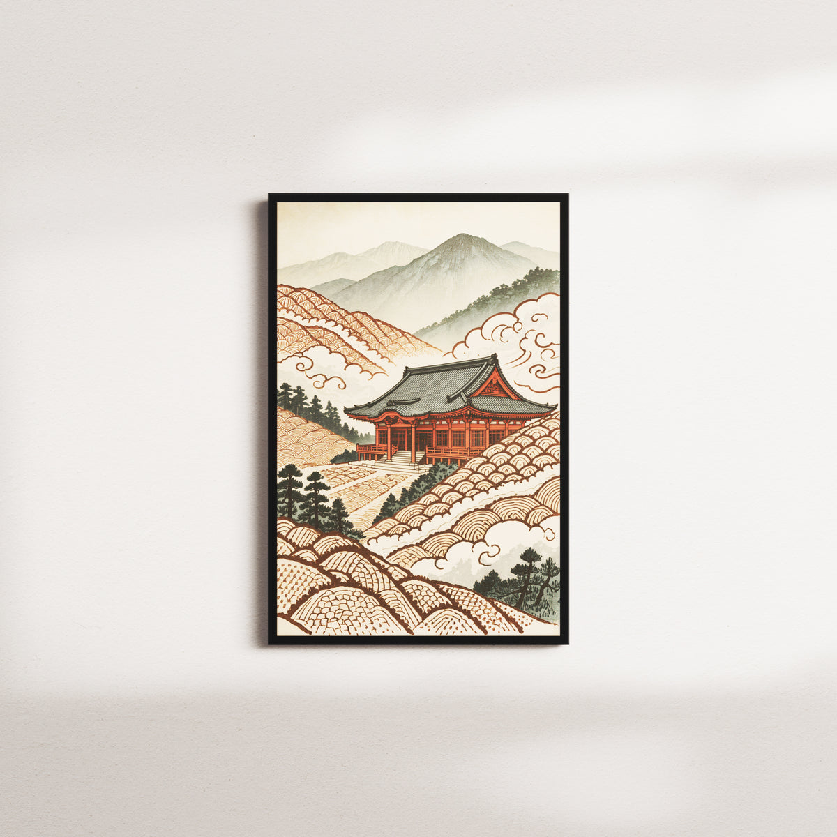 chestnut reverie portrait — black frame