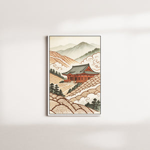 chestnut reverie portrait — white frame