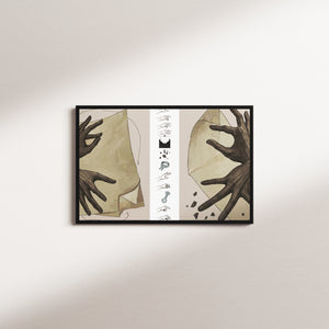 chestnut shift — black frame