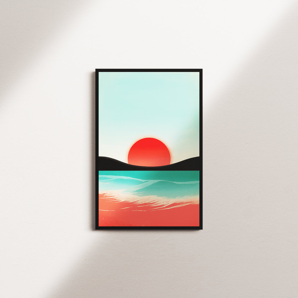 cinder harbor — black frame