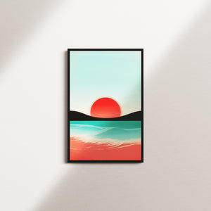 cinder harbor — black frame