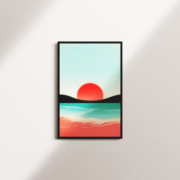 cinder harbor — black frame