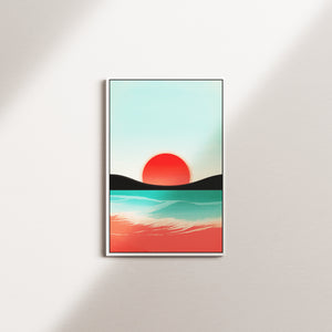 cinder harbor — white frame