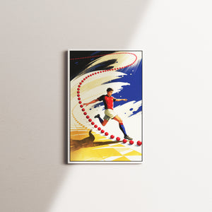 cinder sweep — white frame