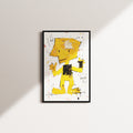 citrine balance — black frame