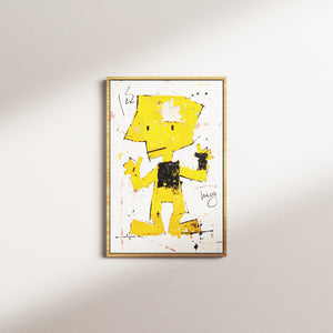 citrine balance — oak frame