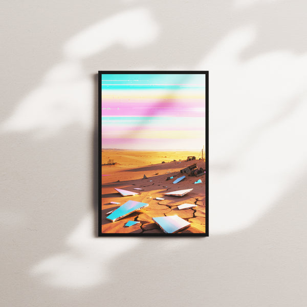 citrine dune — black frame