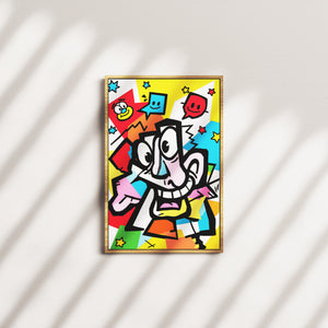 citrine horizon — oak frame