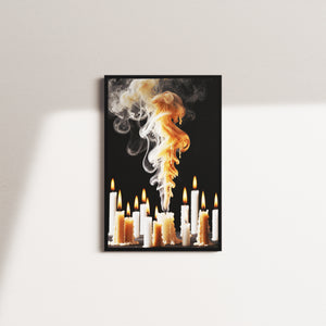 citrine veil — black frame
