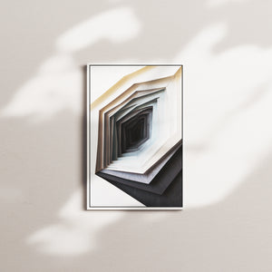 cloud crossing — white frame